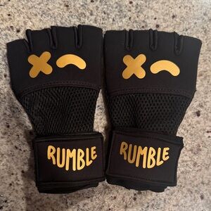 Rumble Black and Gold Wraps